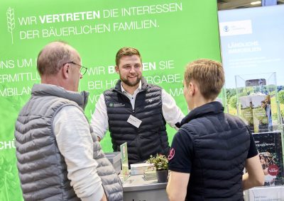 Gespräch am BBV Stand