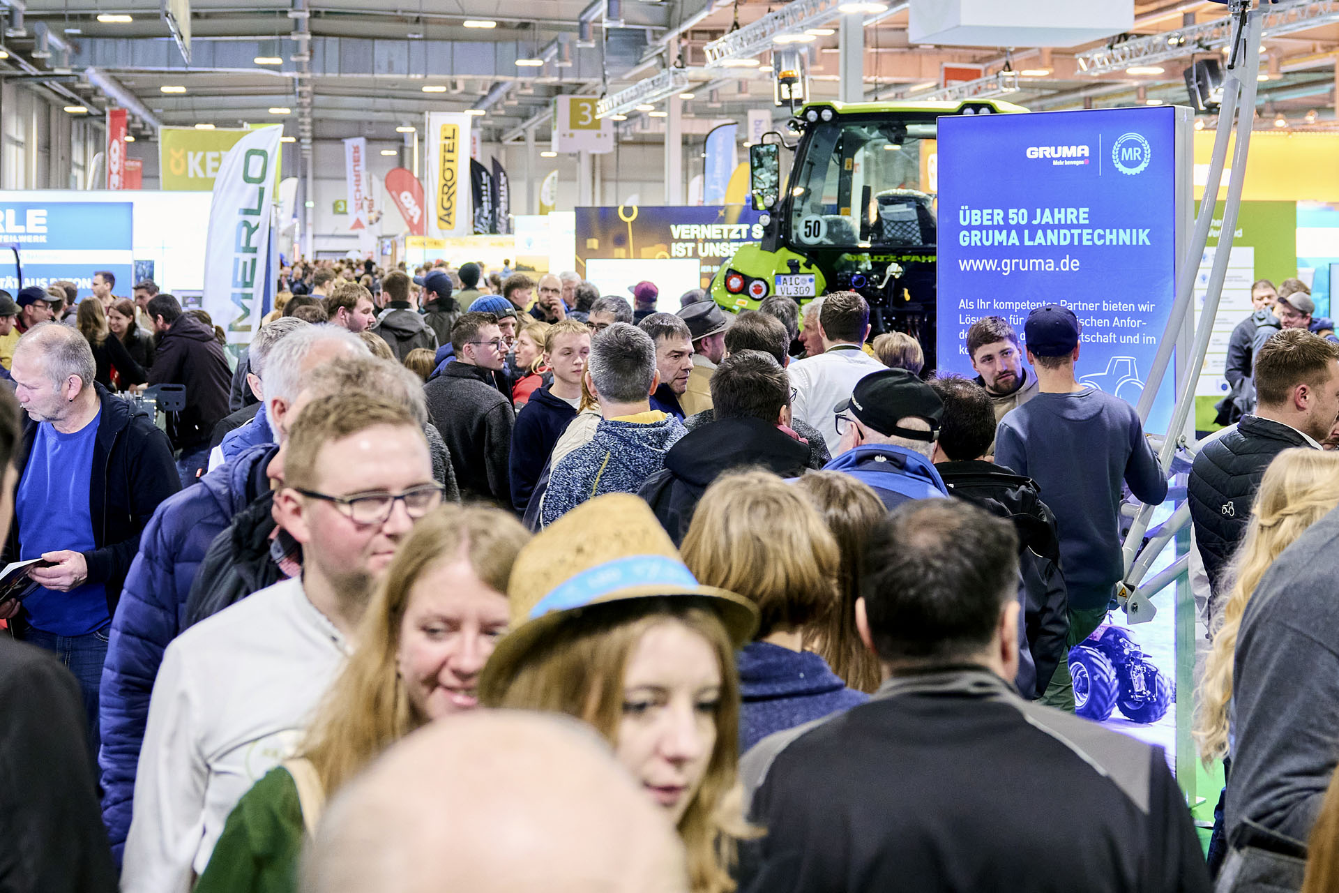 Viele Besucher, volle Gänge