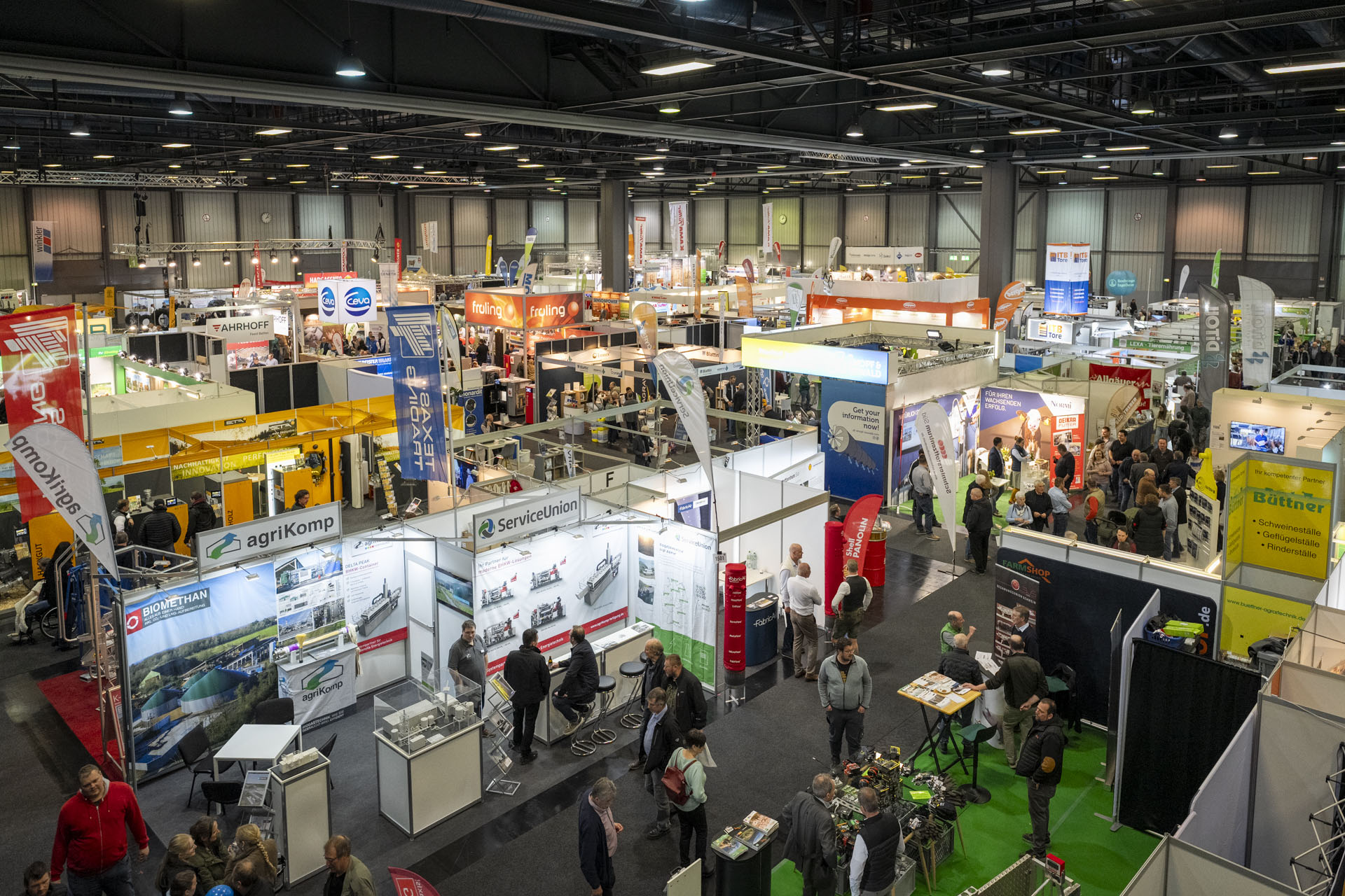 Bilder Halle 1 von oben